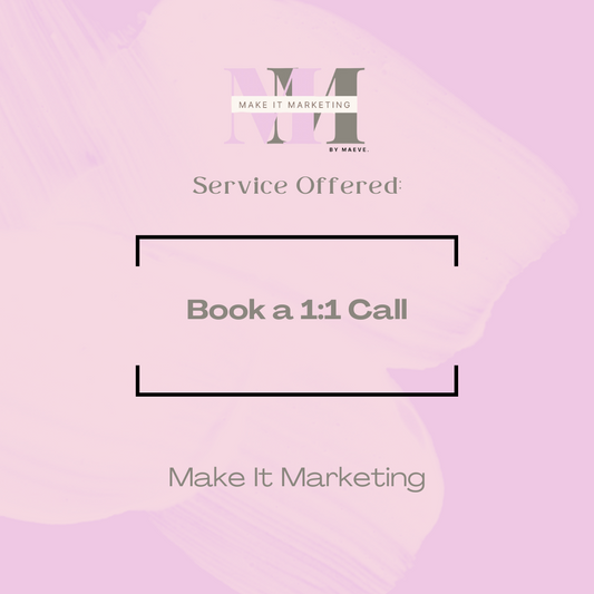 Book a 1:1 Zoom Session